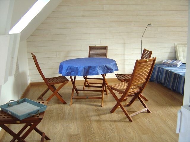 gite bord de mer piece principale